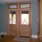 New entrance doors, interior