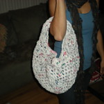 plastic bag hobo bag