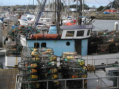 Crab fishing boats at Half Moon Bay