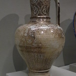 Pitcher 1200-1300AD, glazed fritware (Origin: Persia /Iran)
