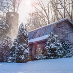 Blue Ridge Mountains NC Maggie Valey Winter Barn