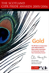 The Award certificate