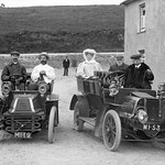 Group in motor cars, Bunmahon, Co. Waterford