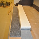 One of the six breakrooms in the building; each will have two refrigerators, two AAFES vending machines and two microwaves