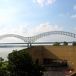 Mud Island , Hernando de Soto Bridge, Memphis Tennessee