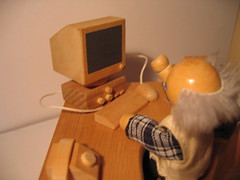 Grandad crashes the keyboard