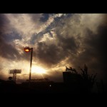 Sunset over Fenway