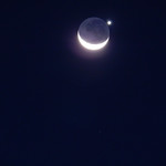 moon and venus