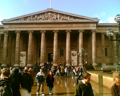 British museum after rain