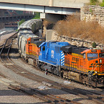Southbound BNSF High Priority Manifest Train at Kansas City, MO
