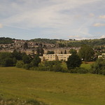 Bath Somerset from the train