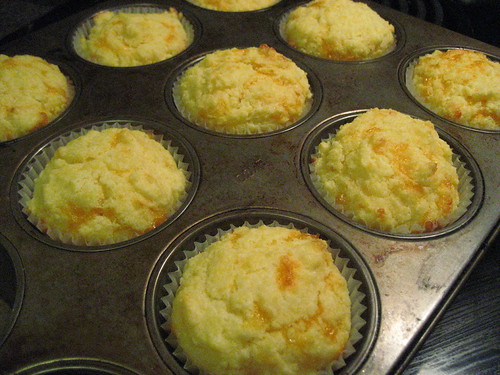 Cheddar Cornmeal Muffins