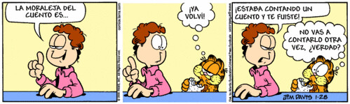 garfield_hablar solo