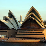 Photo Taken from the Ship While Passing the Sydney Opera House in the Late Afternoon