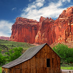 Old Barn Near Fruita at Capitol Reef National Park, Utah
