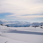Laqlouq lake under the snow