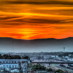 Spring Haze Sunset Roanoke