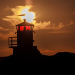 Lighthouse silhouette