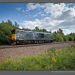 Week long Oil diverts from Lincoln line over to the 'Old Road' at Catcliffe - 4006