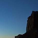 Moon Over Monument Valley at Sunrise-Monument Valley AZ 01678