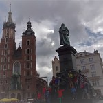 Krak&oacute;w, Poland, Kości&oacute;ł Mariacki (Marienkirche), Chiesa di Santa Maria, Iglesia de Santa Mar&iacute;a, Eglise de Sainte Marie, St. Mary's Church (gotisch) - Plac Mariacki (Marienplatz)