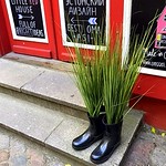 Tallinn. Old Town, Little Red House (details)