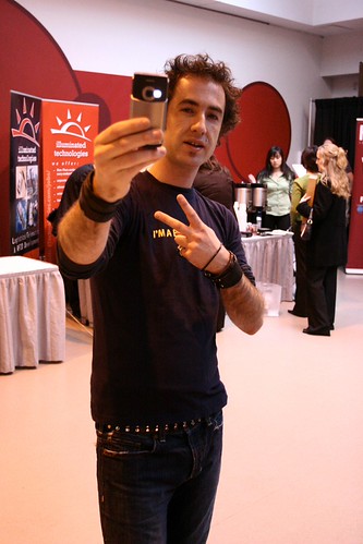 kk vlogging at Techvibes Massive 2006