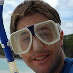 Crazy Snorkel Man at Murrays Bch, Jervis bay