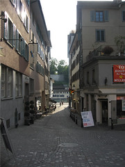 Zürich Zurich Schweiz Limmat Dörfli Niederdorf