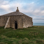 St Aldhelm's Chapel, sunset