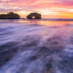 Bridgewater way in a magical sunset