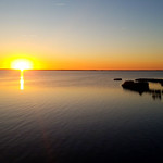 Sunset over Currituck Sound