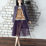 Lilac cardigan - Winterlicht