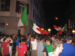 WM-Finale Italien-Frankreich Zürich Langstrasse