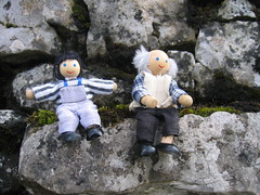 Mossy dry stone walls