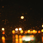Rainy bokeh