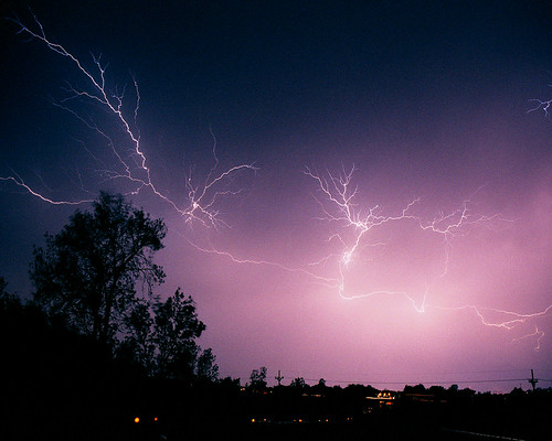 Lightning Over Flint
