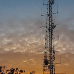 Communication tower ( sunrise )