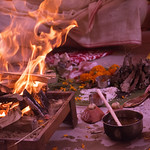 A Ceremonial fire