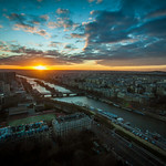 Sunset over Paris