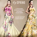 LEGENDAIRE SPRING DRESS 4 TEXTURES