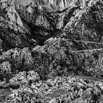 Alabama Hills - Mt. Whitney_B&W_Vertical