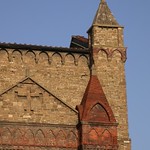 Romanesque and Tuscan Gothic stonework, c1360 - Basilica di Santa Maria Novella, Florence.