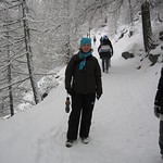 Hiking in the winter wonderland