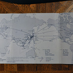 JAL's 1976 Global Routes map