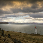 as the lighthouse settles for the night