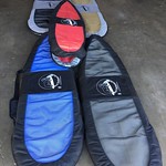 Fall Swell is here to California. Newf Surf (www.newfsurfboardnet.com) Surf/SUP/Race bags are not a sock nor a fully padded bag. It's a adventure bag, super lightweight, ventilated, padded design with convenient transport & carrying features. A lifetime w