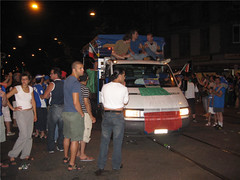 WM-Finale Italien-Frankreich Zürich Langstrasse