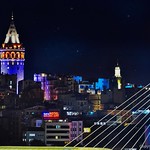 Midnight Galata Tower Istanbul