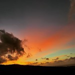 When the sun and the moon say goodbye to each other #sunrise #raining #cloudy #hawaii #oahu #canadian #traveler #s7edge #smartphone #canadiancreatives #solotraveler #earymorning #moon #travelingourplanet #neverstopexloring #keepitwild #capturerad #insta